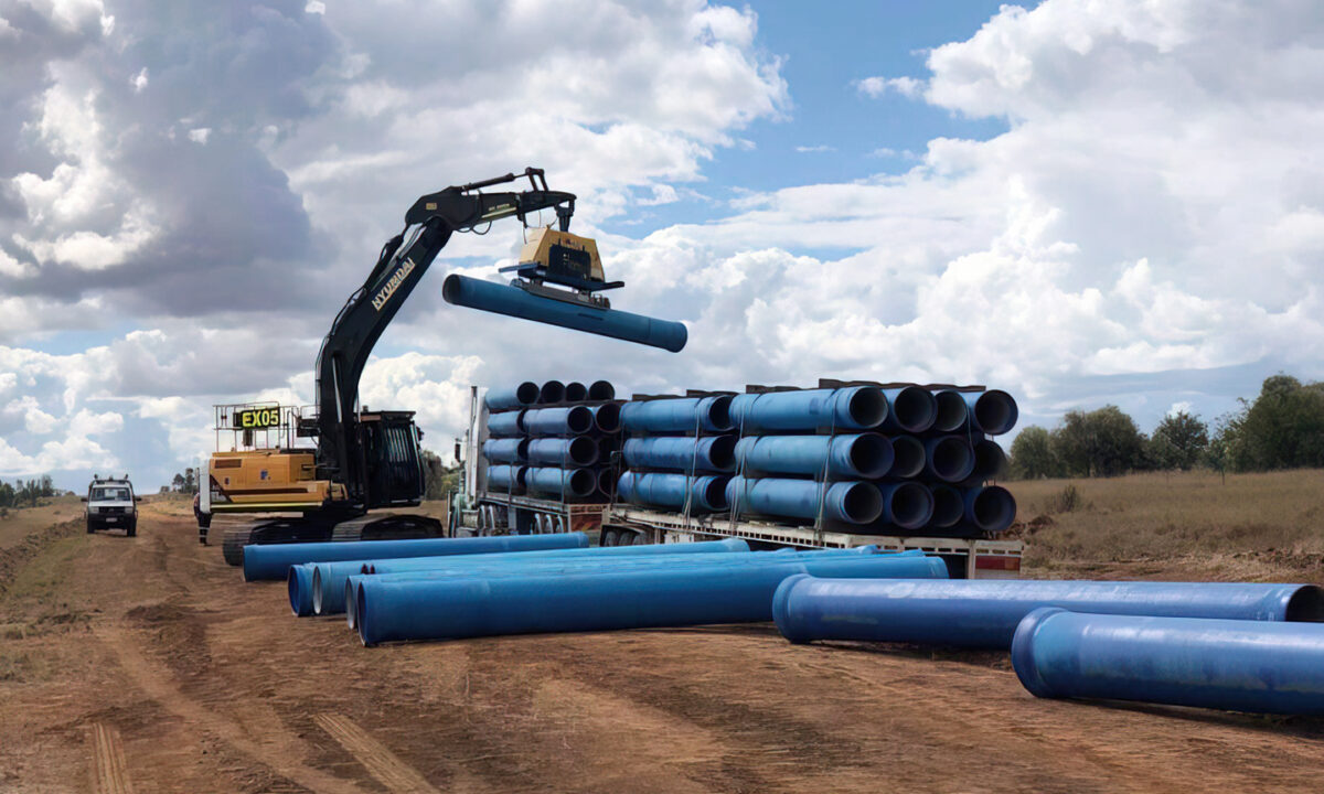 Vacuworx Lifting System Used in Queensland Pipe Replacement Project